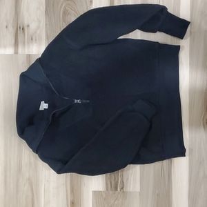 Fleece 1/4 zip pullover sweatshirt
